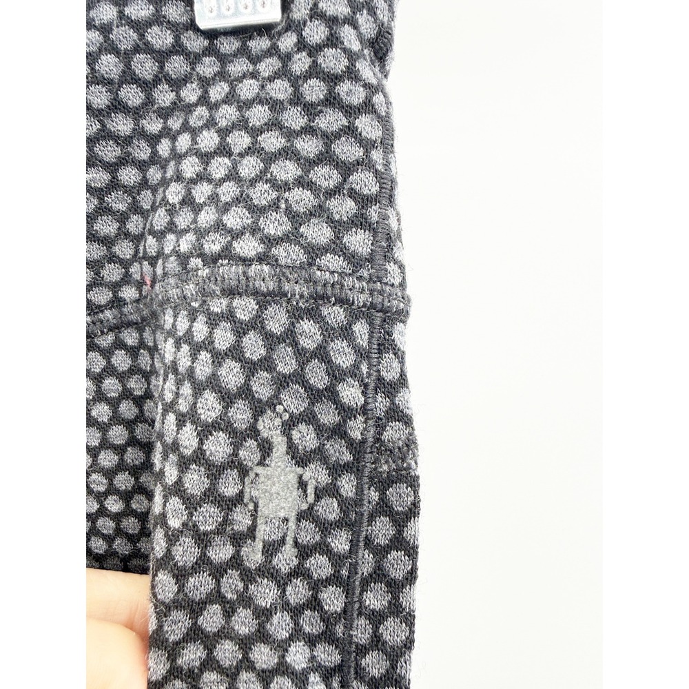 Smartwool Merino 250 Base Layer Bottom Leggings Black Grey Dot Womens Large - Picture 4 of 11